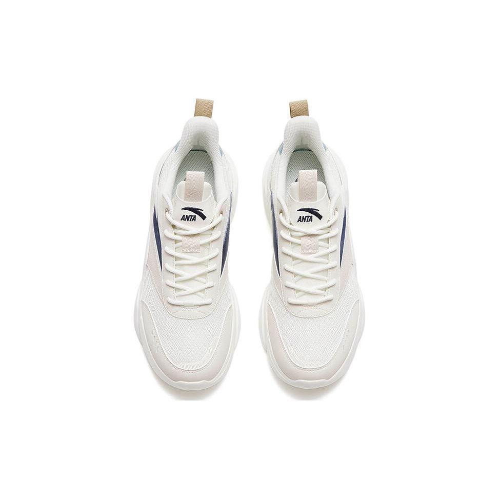 Anta Retro Lowtop Women Casual Sneakers White Pink Blue 912318831-3