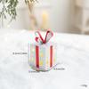Iron Lighted Gift Box Pendant Hanging Rope Holiday Hanging Decor Xmas Tree Hanging Ornament