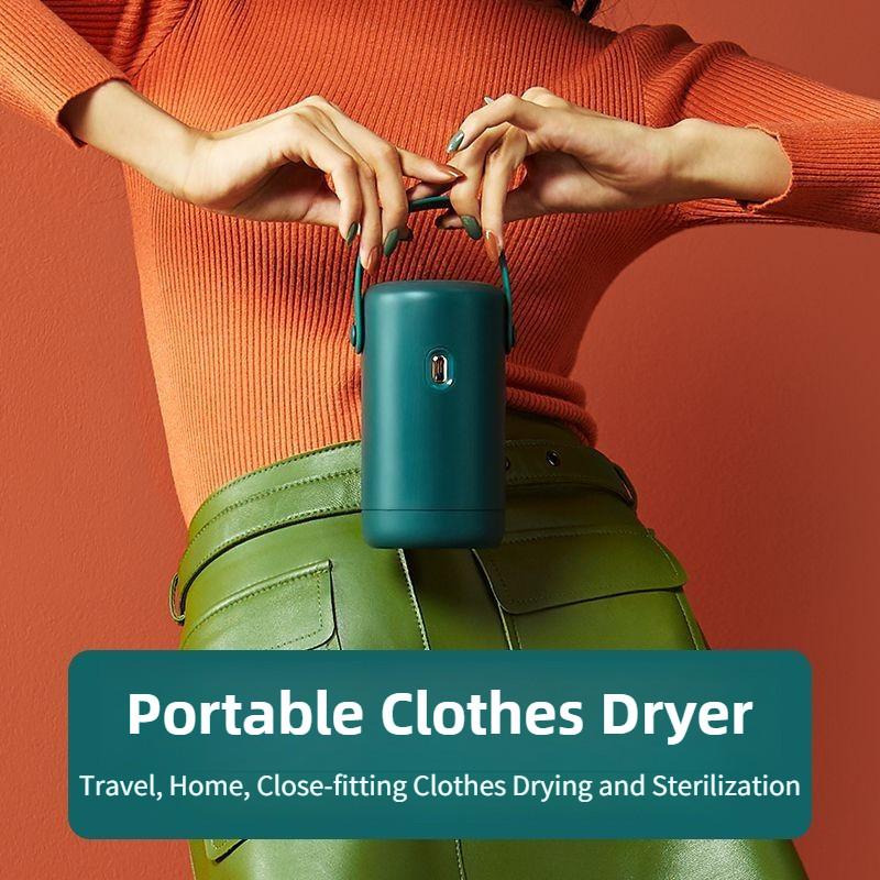 250W Mini Portable Clothes Dryer Travel Household Small Air Dryer Foldable Sterilization Clothing Quick Drying Machine