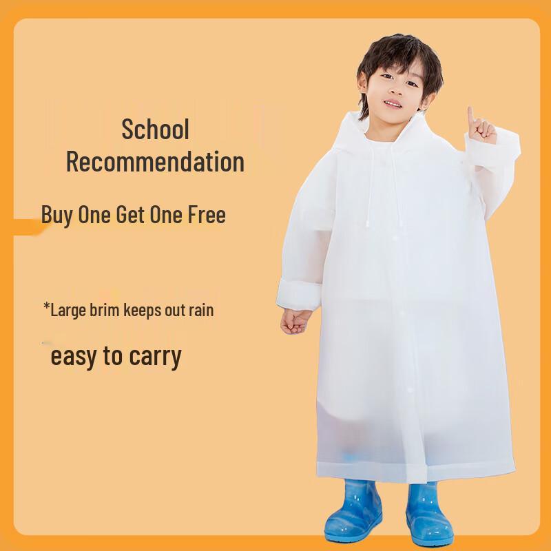 Purple Upgraded Disposable Children's Raincoat