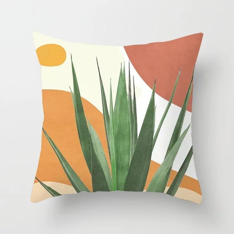 

Абстрактная акварельная цветочная наволочка для украшения интерьера для офиса, гостиной, дома, наволочка 40x40cm