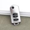 Gun Grey Shell Fob Bag Keyless Protector 2 3 Buttons for Mazda 3 5 6 Series M6 RX8 MX5 TPU Car Flip Key Case Cover Accessories