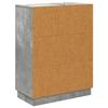 Drawer Cabinet Concrete Grey 66 x 34.5 x 87 cm Particleboard