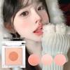 XIXI Rabbit Pupu Sheer Spring Blush: Natural 3D Color, Enhances Complexion, Matte Finish.
