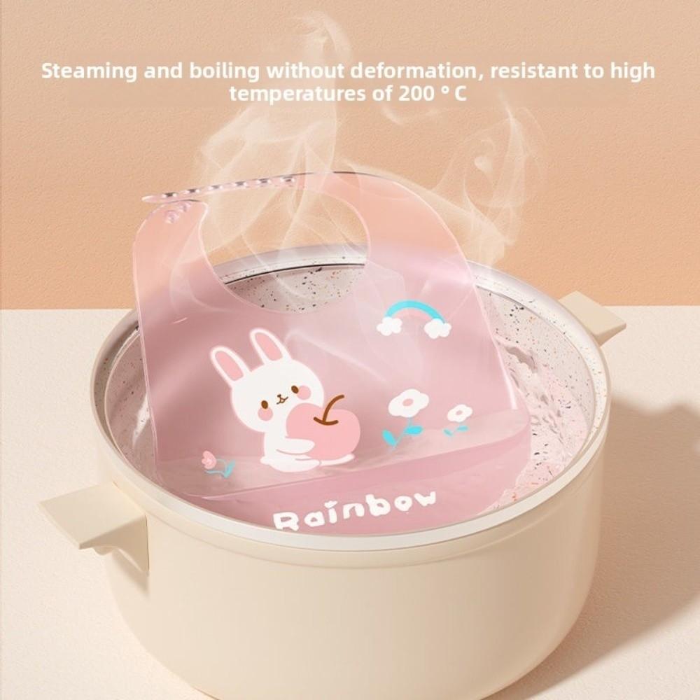 Soft Silicone Baby Bibs Waterproof Baby Feeding Stuff Portable Kids Feeding Bib