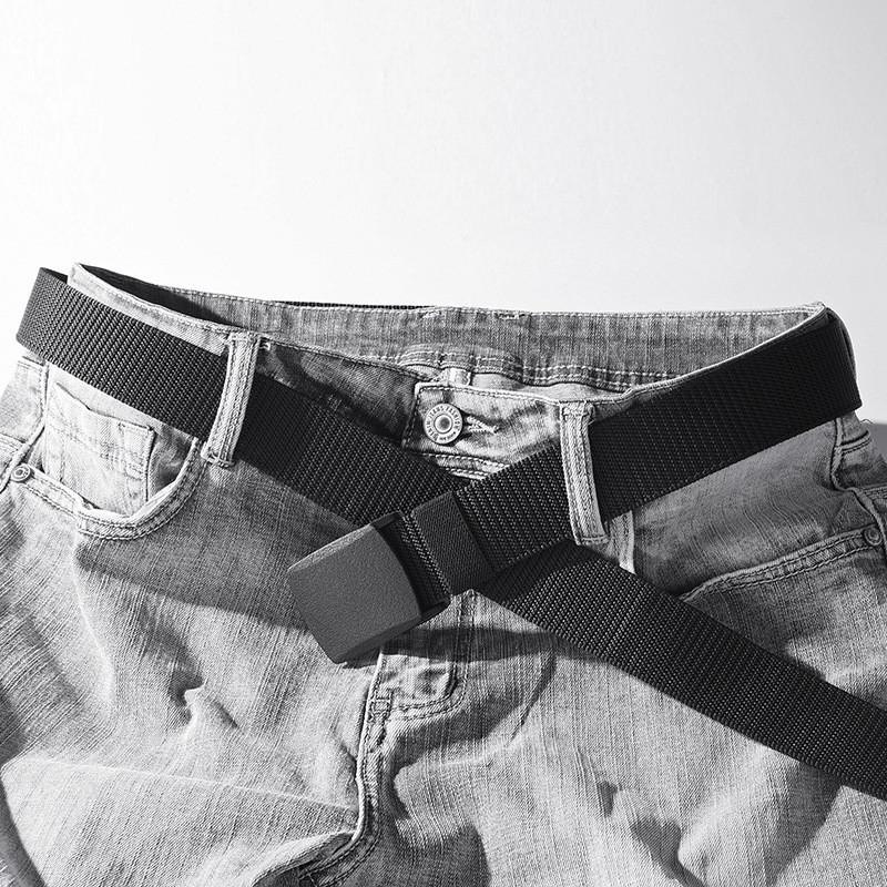 Adjustable And Comfortable Tactical Waist Belt Perfect For Outdoor Activities Durable Canvas Plastic And