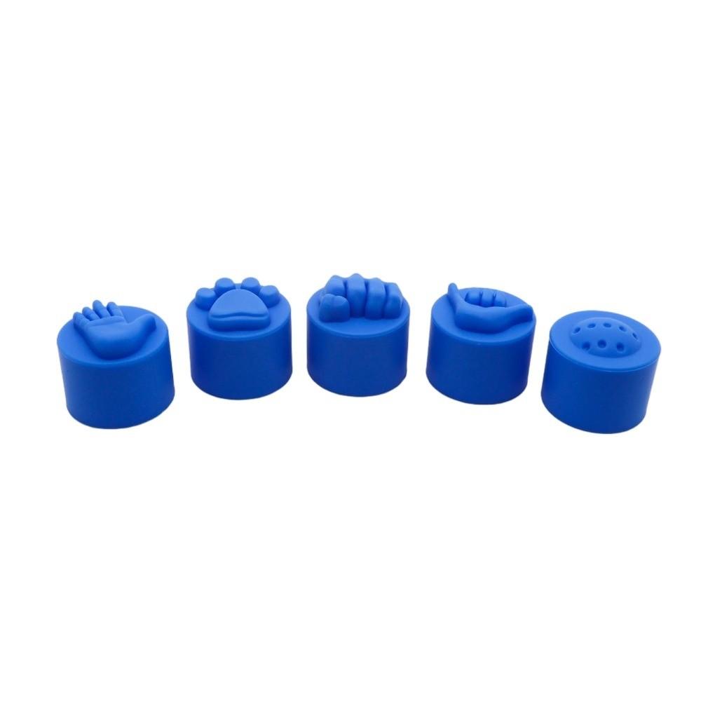 Fun Gesture Design Pickleball Paddle End Caps Reusable Paddle Tap Caps Paddle End Plugs