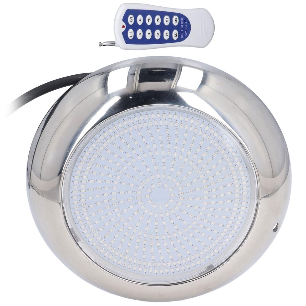 35W 468LED Swimming Pool Lamp RGBW Remote Control Pond Light AC12V IP68 Waterproof Landscape