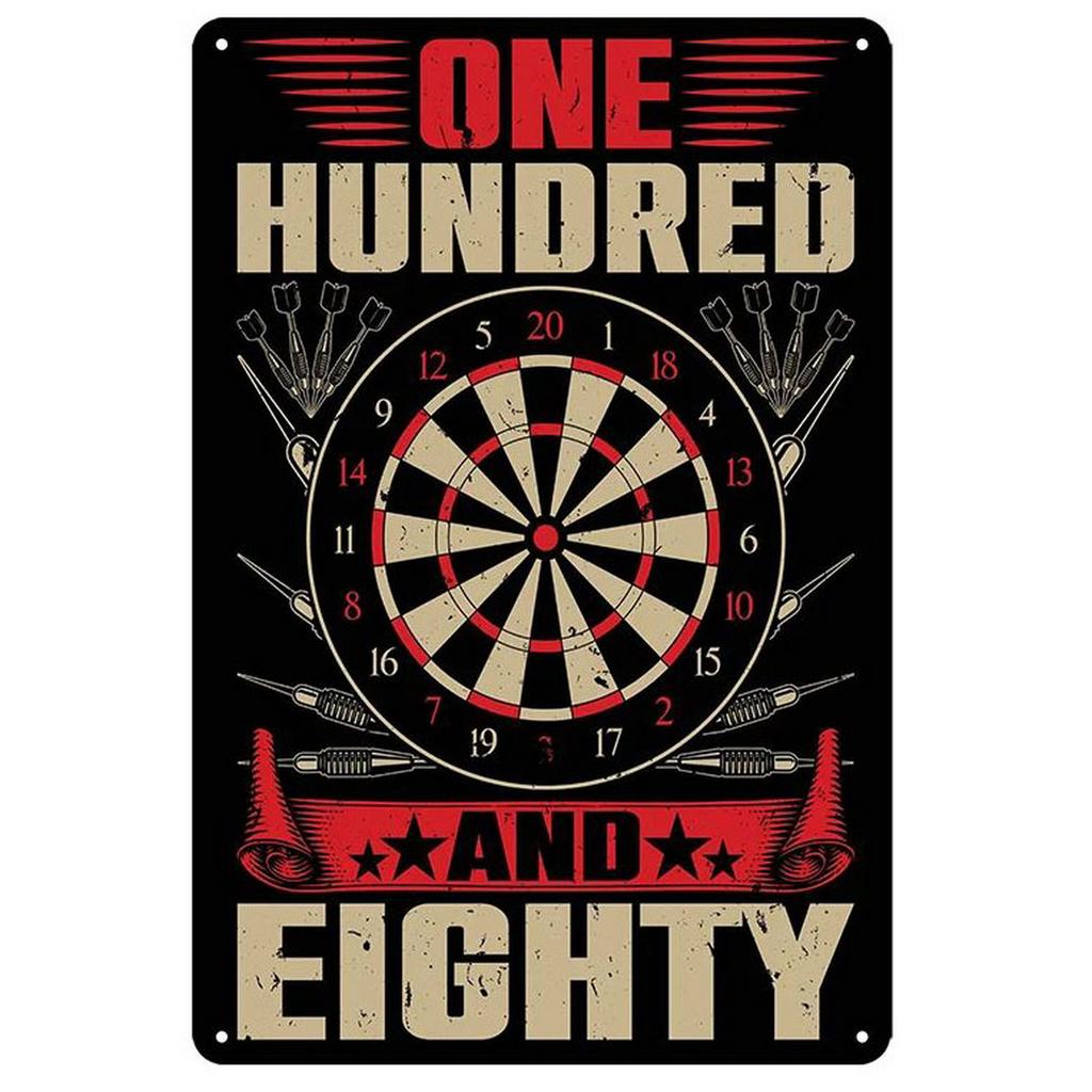 Rzutki Piwo Metalowe Puszki Znaki Sportowy Bar Plakaty Ścienne Tablica Vintage Żelazny Obraz Dekoracja do Jaskini Mężczyzny Kawiarni Pokoju Gier Klubu B