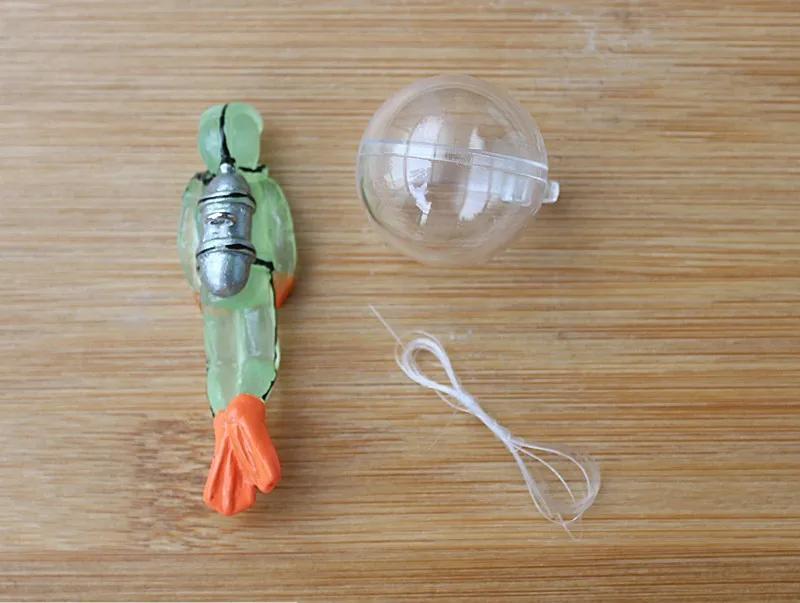 

Creative Floating Diver Aquarium Decorations Fish Tank Ornaments with Floating Ball and Line