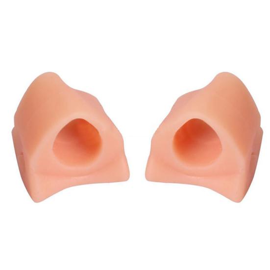 

1 пара силиконовых разделителей пальцев ног, выпрямитель, распорки для косточек, корректор вальгусной деформации большого пальца стопы