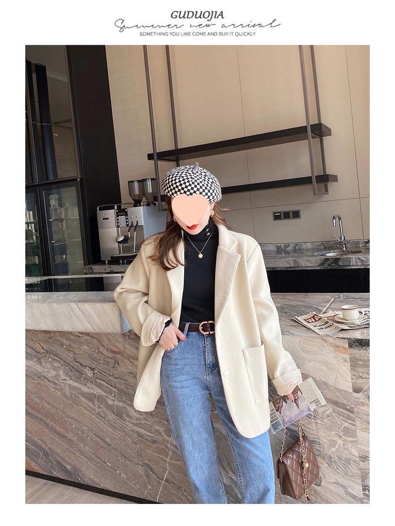 Women's Fleece-Lined Sweater: Thick, Fashionable, Warm Base Layer with Half-High Collar for Autumn/Winter.