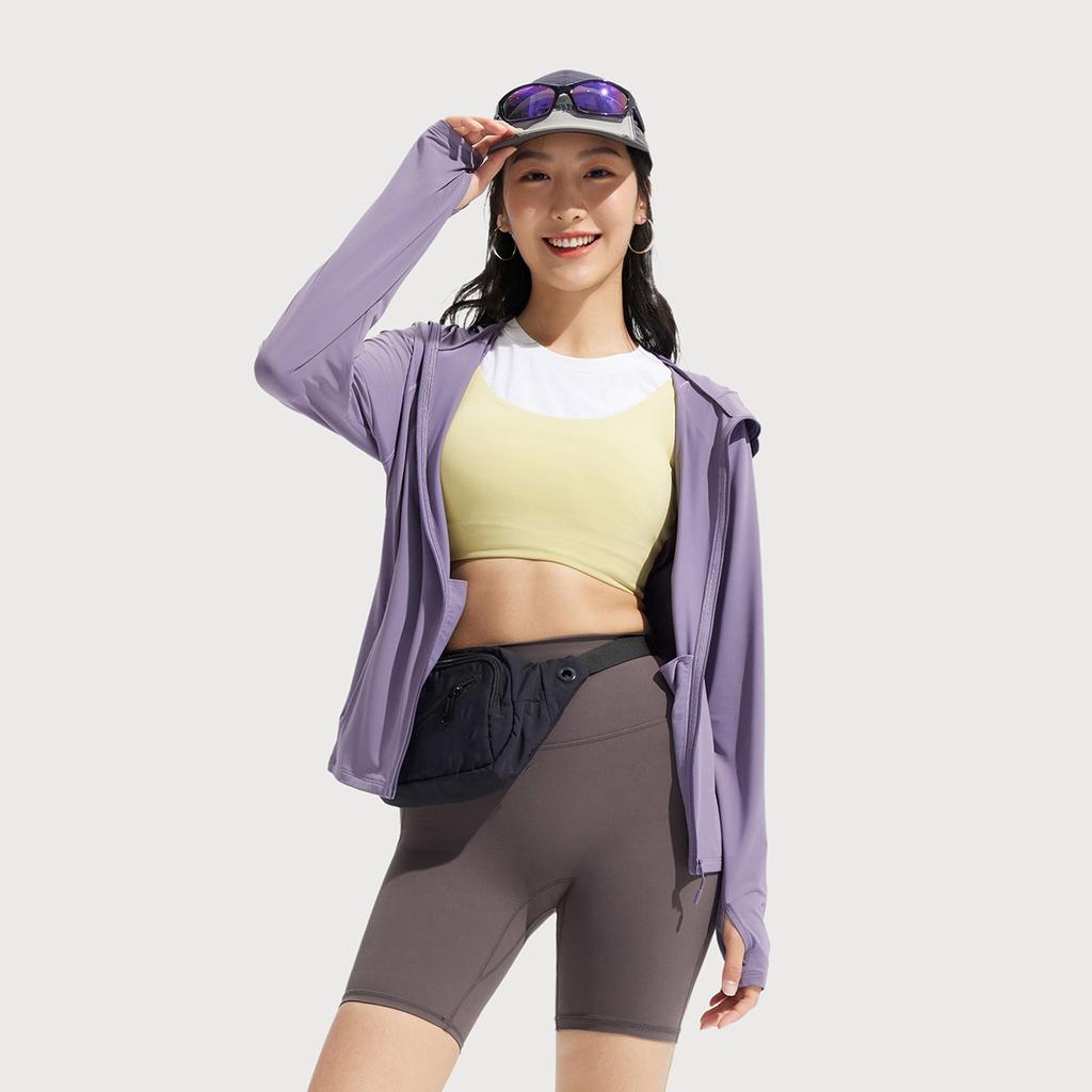 Li Ning Smoothie Jackets & Coats Women's Crow Gray Purple AFDVE38-11