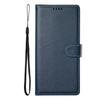 For Samsung Galaxy S25 FE Case Magnetic Snap Litchi Texture Leather Wallet Phone Cover with Wrist Strap