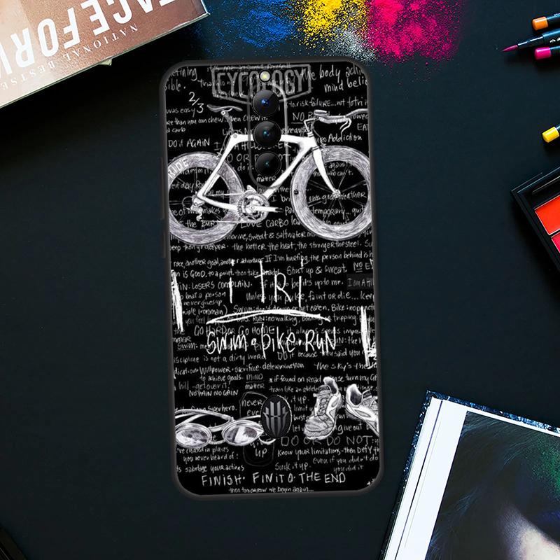 Swim Bike Run Triathlon Case For ZTE Nubia Red Magic 9 8 8S Pro Plus RedMagic 6S 7S Pro 6 7 Pro 5S 6R 5G Back Cover