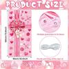 Happy Valentine's Day Door Cover Decoration Pink Bow Gift Box Door Banner Valentines Day Love Heart Hanging Banner Valentine Present Backdrop for