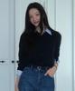 MIND BRIDGE WOMEN [W] Shirt Mix Full Open Knit - 3 Colors