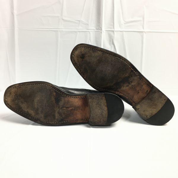 80s90s? Vintage Mezlan Size 10W (28.0cm) Made In Spain Cap Toe Business Shoes Black Men's(USED)