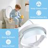 Juego de Protectores contra Salpicaduras de Orina para Asiento de Inodoro Previene Derrames, Fácil de Limpiar, Escudo de Orina Portátil para Inodoro para Entrenamiento de Baño de Niños
