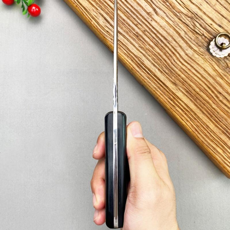 Forged Boning Knife Handmade Chef Kitchen Knives Utility Knife with Wood Handle Meat Cleaver