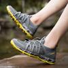 Summer Men Sandals Outdoor Breathable Beach Non-slip Wading Shoes Thick Sole Lightweight Wear-resistant Hiking Shoes Men