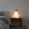 Luxury Gold Bird Shape LED Night Light, Magnetic Motion Sensor Wall Sconce, Rechargeable Dimmable Night Lamp for Home Decor