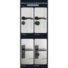 KAK Tuya APP Fingerprint Cylinder Smart Door Lock Electronic Digital Password Code Lock Keyless Remote Control Lock Hardware