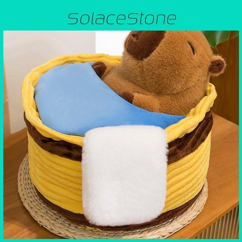 Capybara Water Shower Animal Plush Toy Stuffed Doll For Kids Gift Decor