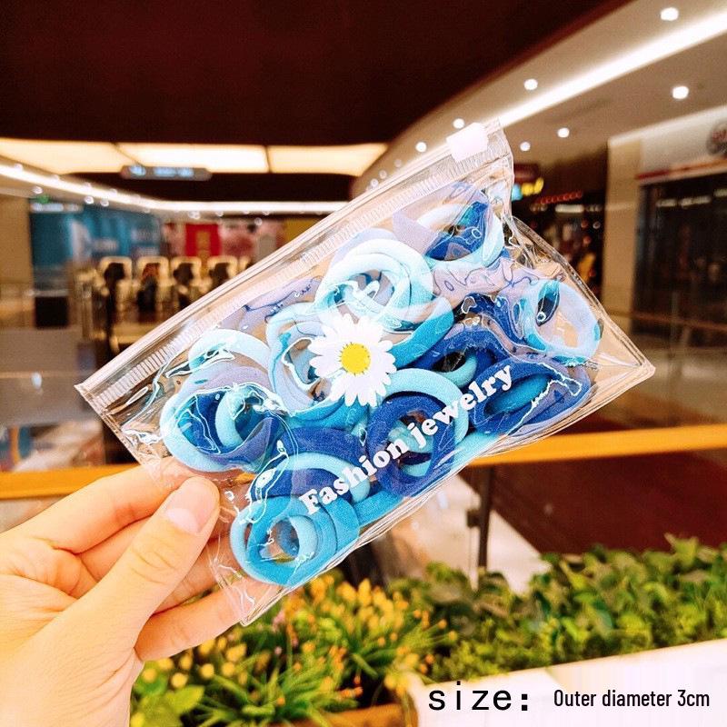 Children's Seamless High-Elasticity Hair Ties - No Damage Rubber Bands for Girls