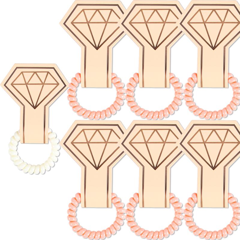 

7/13pcs Women s Spring hair ring Gold Silver White Hair Ties Bridesmaid Gift Bachelorette Party Gift Wedding Team Bride Supplies