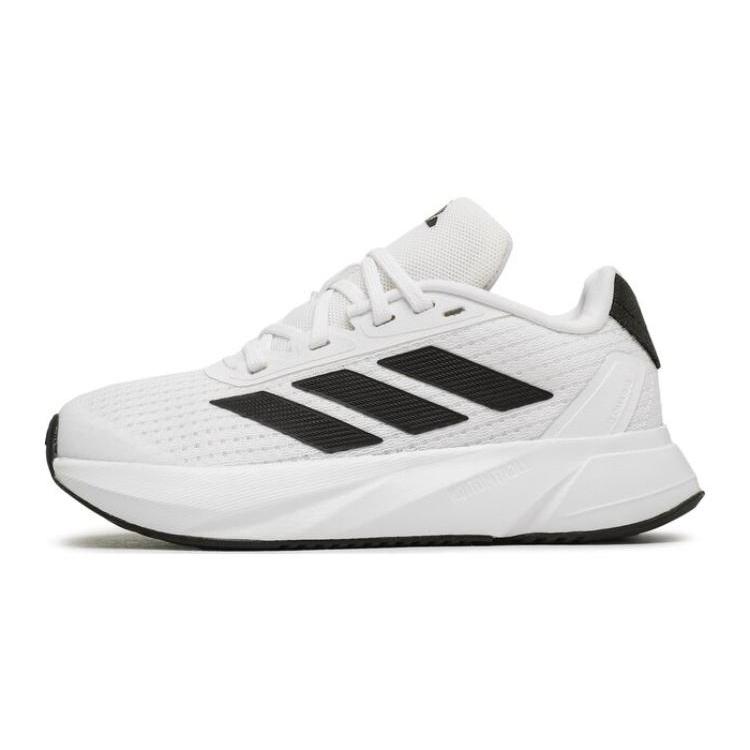 

New Adidas Duramo Sl Low Top Kids Running Shoes White Black Teenagers IG0712 38
