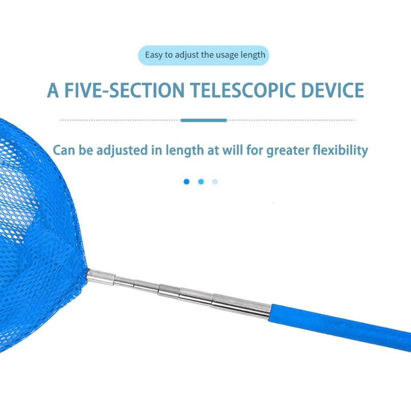 Stainless Steel Fish Tanks Pool Cleaning Tool Portable Fishing Net Aquarium Fish Tanks Shrimp Net Fish Tanks Filter Net