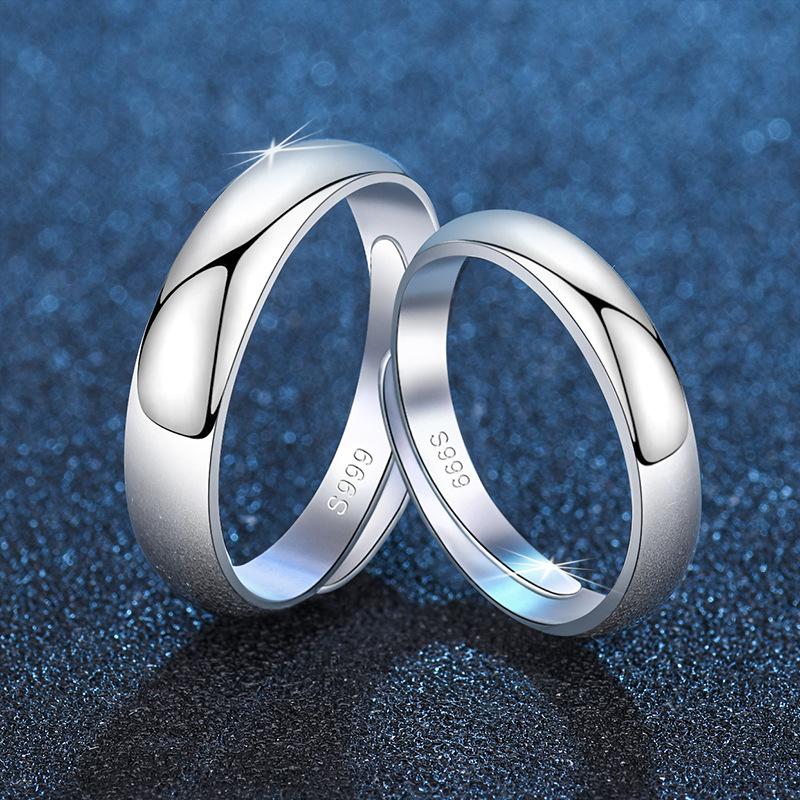 925 Sterling Silber Glatte Ringe Hohe Qualität für Damen-Temperament Bankett Hochzeits Schmuck Jubiläumsgeschenk