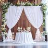 Wedding Stretch Fabric Rod Pocket Curtain for Scenic Decor