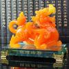 Imitation Jade Dekorative Pixiu Ornament Statue Harz Moderne Kunst Skulptur Haus Wohnzimmer Büro Feng Shui Statue