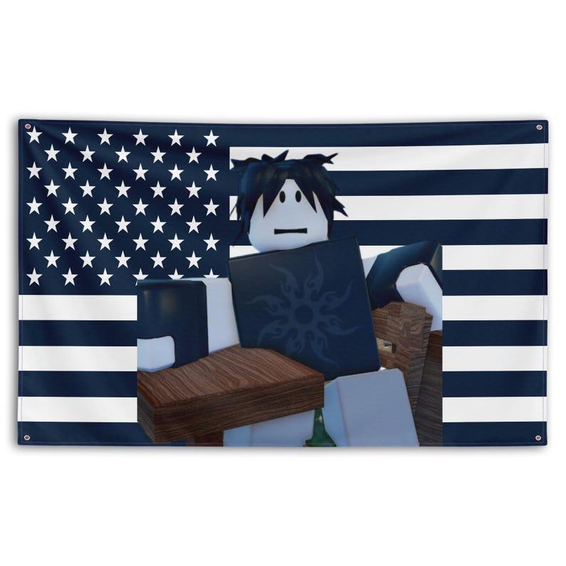 Pink American flag tapestry 75x100