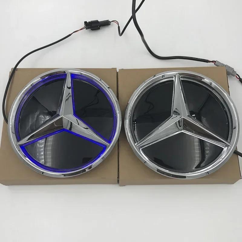 2025 Hot LED Car Front Logo Emblem Grille Badge Light for Mercedes Benz  W156 W204 W205 W210 W211 W212 C E Class GLA GLK ML GLE