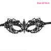 Halloween Black Queen Lace Mask No Fixed Shape Embroidery Appliques Party Costume Carnival Mask Woman Masquerade Mask