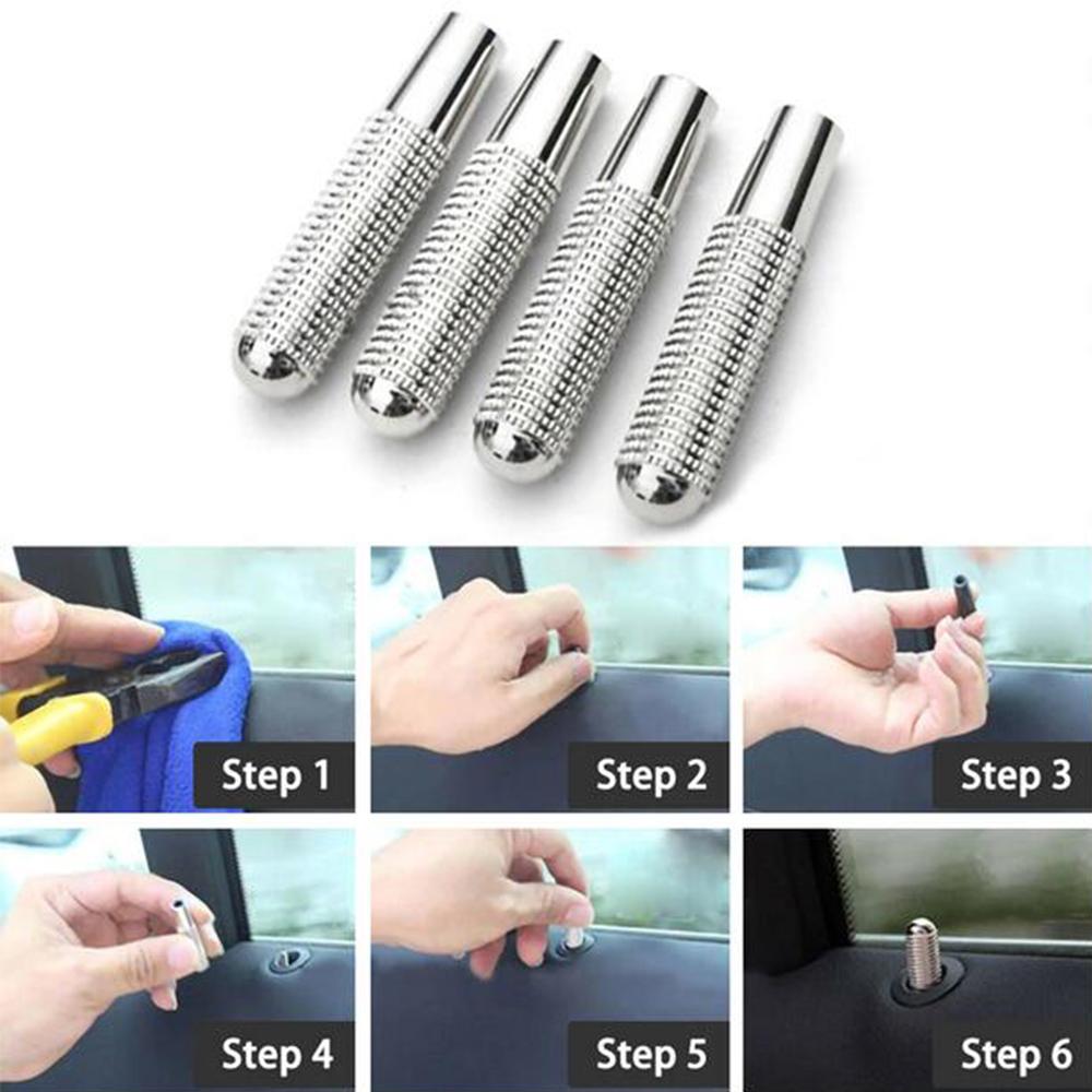 4pcs Door Pin Knob For Mercedes-Benz W205 C GLE GLC