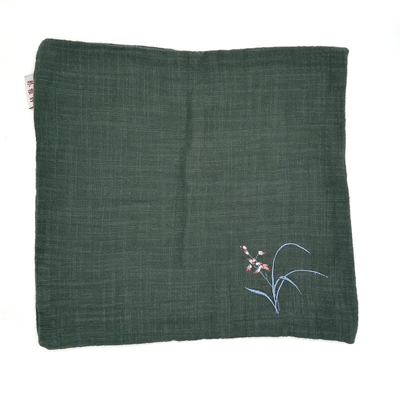Thickened Absorbent Tea Set Tea Cloth Pure Cotton Tea Towel Household High-end Double-layer Tea Table Teapot Plain Color Towel