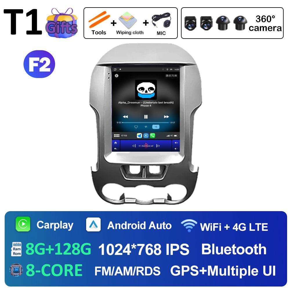 Intelligent System Wireless Carplay For Ford Ranger 2012 2013 2014 2015 Bluetooth Autoradio Cooling fan Touch Screen 4G No 2 din