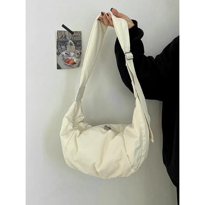 Umhängetasche Tasche Damen Neu Knödeltasche Daunen Baumwolle Lässig Schlicht Schulter