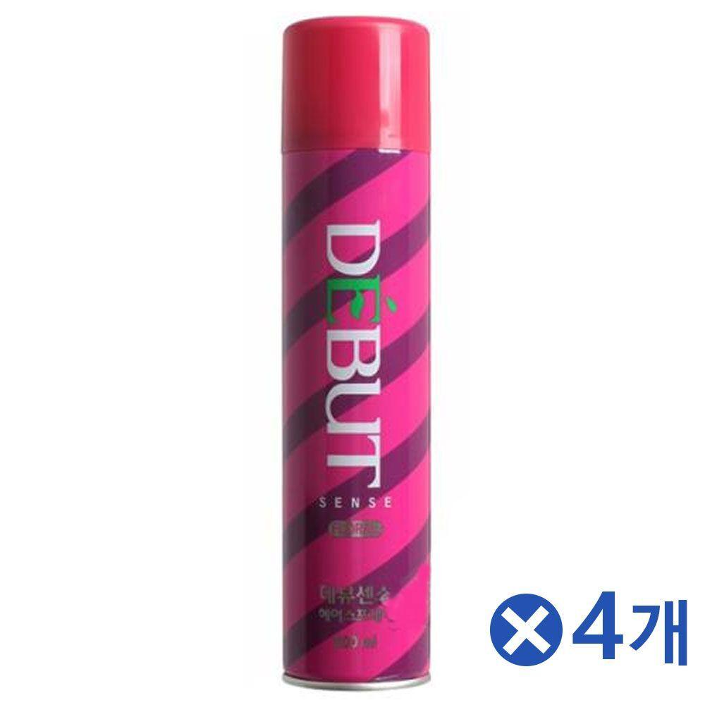SP_DebuSense UQDCRLSQ Hair Spray Floral Scent 300mlx4 Hair Spray