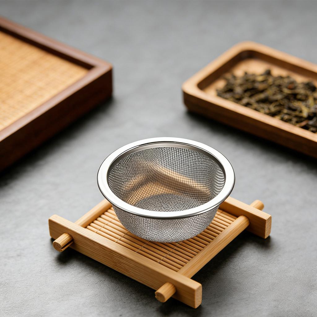 6Pcs Stainless Steel Tea Infuser Basket Mesh Strainer for Teapot Loose Leaf Brewing Filter Replacement Tea Pot Accessories