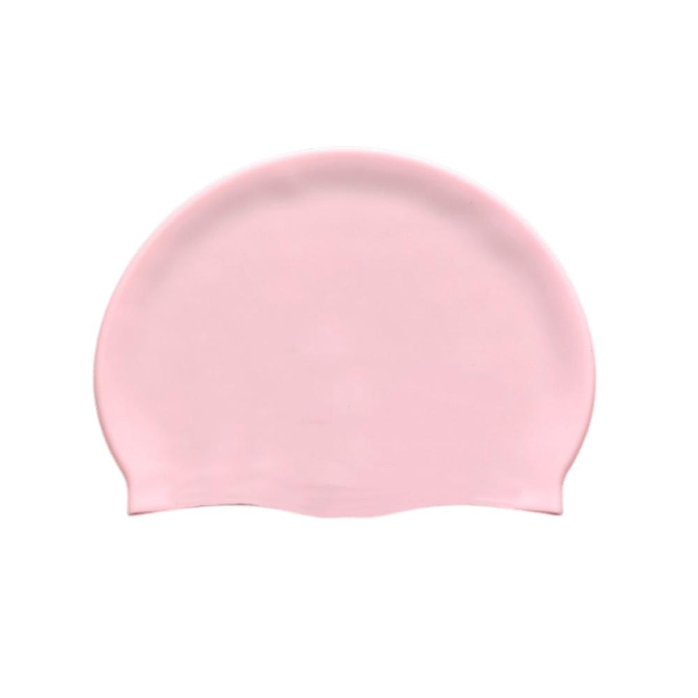 Plus Size Swimming Cap Printed Pattern Ear Protection Bathing Caps Elastic Anti Slip Silicone Swim Cap For Long Short Hair