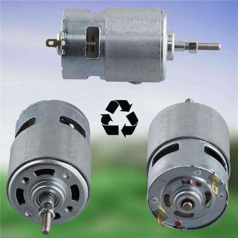 ABUL-5X 755 DC Motor For Weed Trimmer 21V Grass Cutter Motor With Long Shaft For Efficient Weed Cutting And Trimming