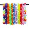24/50/100Pcs Colorful Silk Flower Necklace Vibrant Faux Flower Garland Necklace  Summer Pool Party
