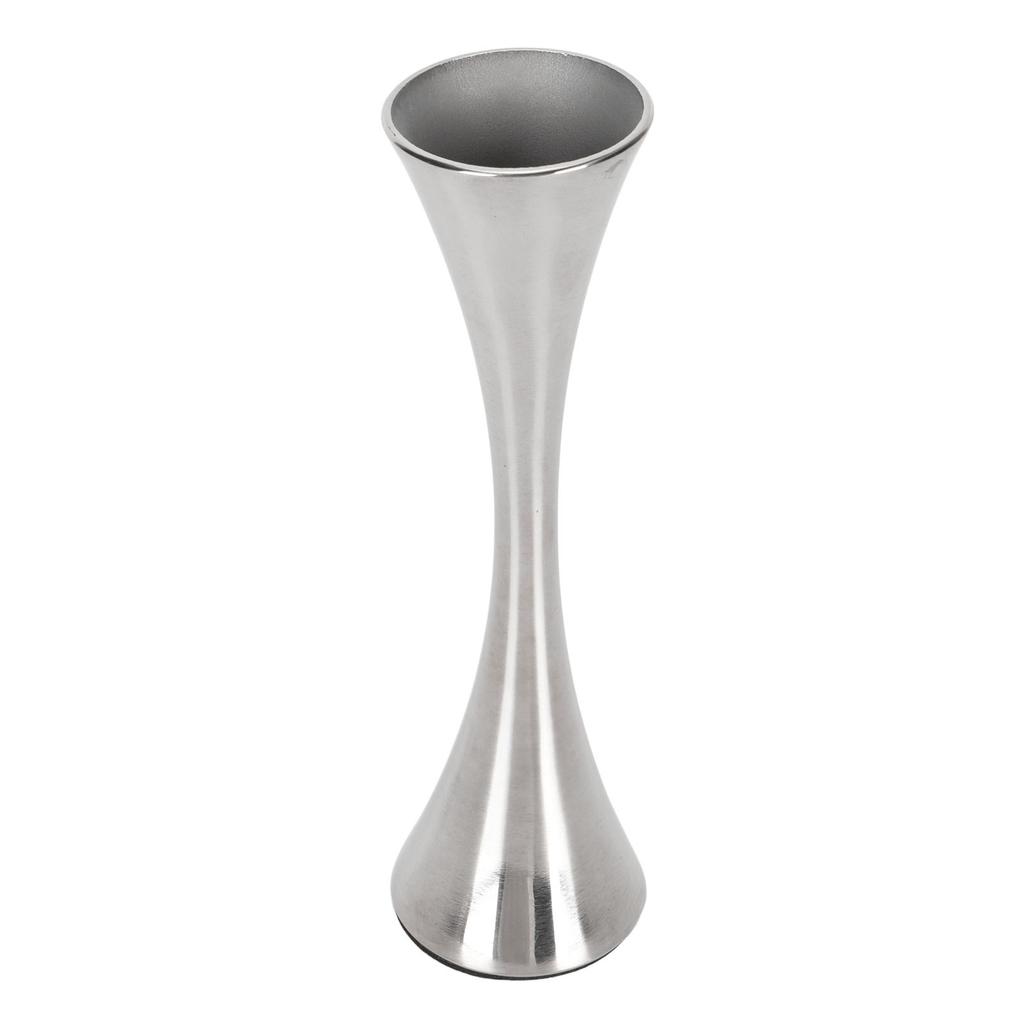 Stainless Steel Vase Innovative Elegant Modern Round Mouth Metal Flower Vase for Living Room Table Metal Flower Vase