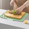 Silicone Drain Mat Thick Dish Drying Mat with Drainage Heat-Resistant Non-Slip Bar Sink Drying Pad for Countertops