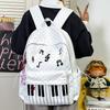 Nylon Rucksack mit Punktmuster für Mädchen und Jungen mit leichtem Design für Schule und Reisen